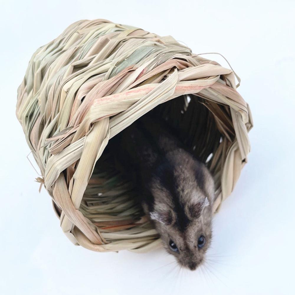 

Hand Woven Hamster Grass Nest, Grass House, Grass House, Hamster Toy Tunnel, Hamster Grass House, Small Pet, Grass Nest