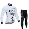 Men Women Cycling Long Sleeve Fleece Jersey Mountain Bike Riding Top Breathable Moisture Wicking