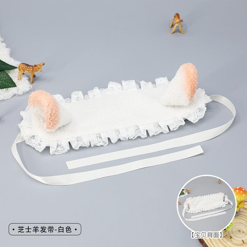 

Ручной работы плюшевые кошачьи ушки в горошек аксессуары для волос милый головной убор заколка лолита кошачьи ушки ободок