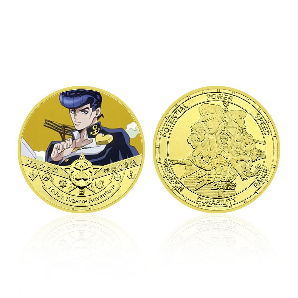 Cartoon Anime Gold Plated Badge Collection Gift Commemorative Coin