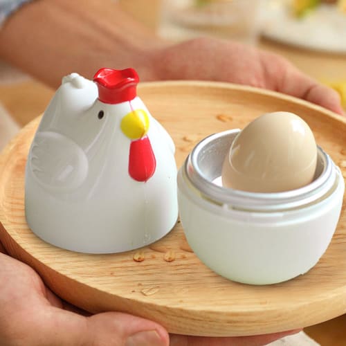 Microwave Egg Poacher, Microwave Egg Cooker | Chicken-Shaped Egg Poacher, Single Egg Cooker - Kitchen Utensil, Single Egg Capacity, Efficient Breakfas