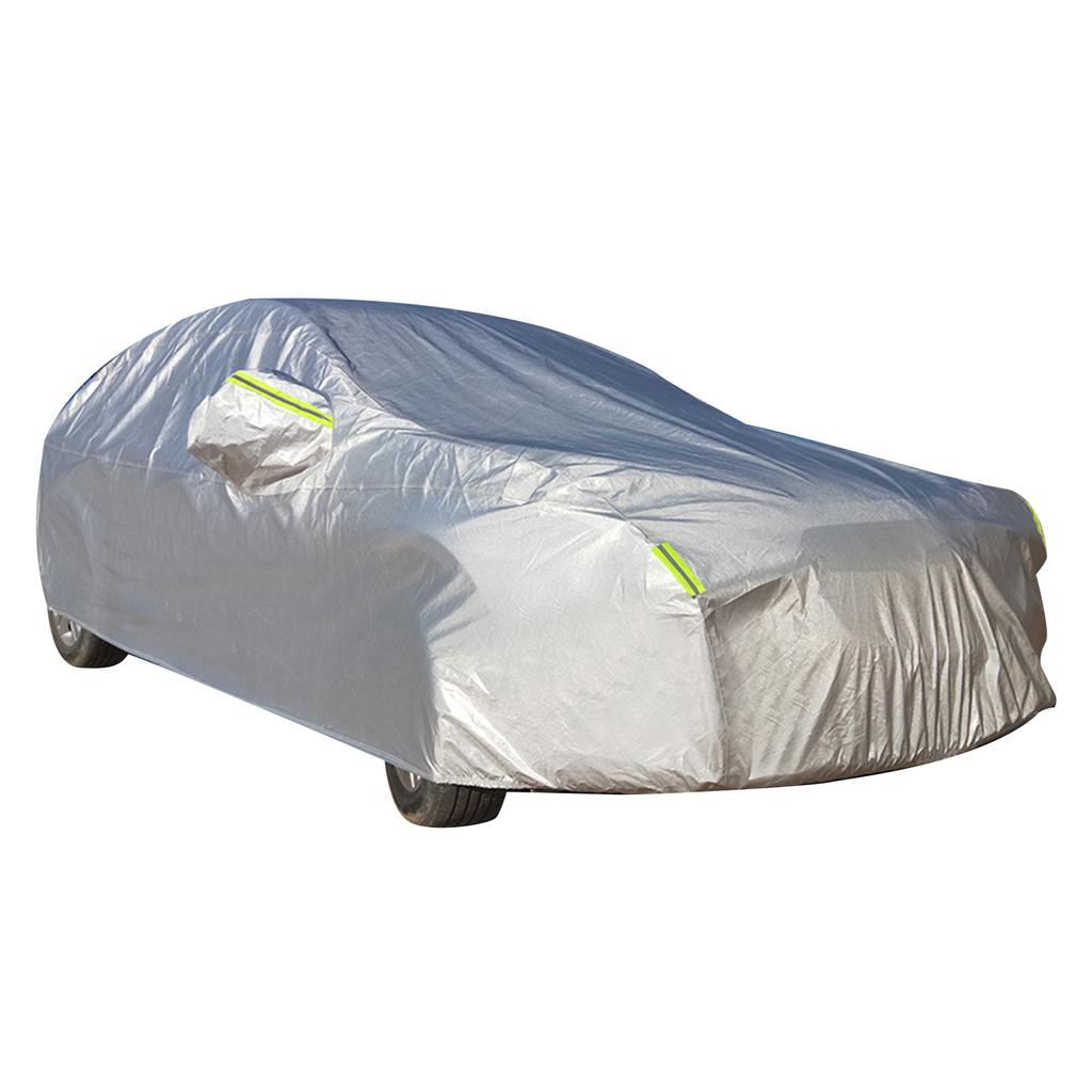 Car Cover 2 Layer Waterproof UV Protection Weatherproof Heat Insulation Outdoor Full Car Cover for