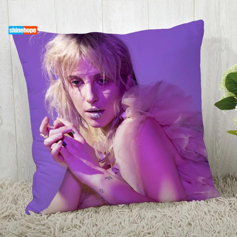 Hayley Williams Pillow Cover Customize Star Pillowcase Modern Home Decorative Pillow Case For Living Room 45X45Cm