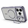 Shockproof Magnetic Phone Case with Camera Kickstand, Hybrid Protective Back for iPhone 18 Pro Max-Blue