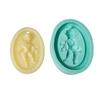 Soap Cake Decoration Candle Mold Wings Angel Label Mold Plaster Clay Fondant Chocolate Silicone Mold Tool