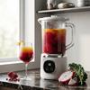 USB Rechargeable Electric Fruit Juicer Double Blades Large Capacity  Juicer Portable Juicer  Travel