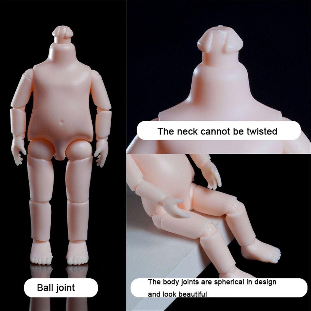 White Skin 1/12 Action Figure Body 6 Inch Jointed Dolls  For Children Birthday Gifts