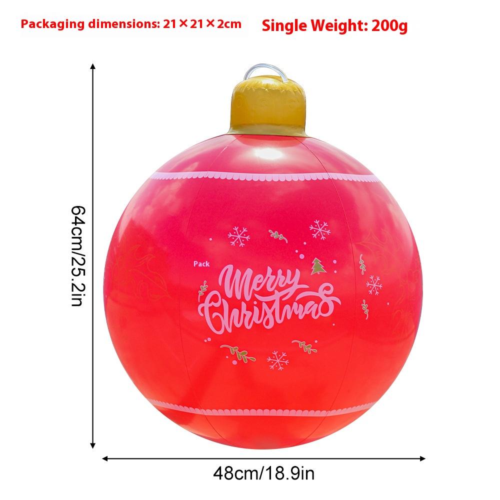 Inflatable Christmas Balls for Garden Party Atmosphere Decoration