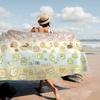 Cartoon Pink Sumikko Gurashi Microfiber Blanket Quick Drying Beach Towels Oversized Printing Super Absorbent Pool Towel Blanket