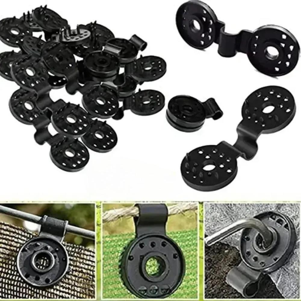 10/50Pcs Shade Cloth Clips Shade Fabric Clamps Grommets For Net Mesh Cover Sunblock Fabric In Garden Backyard Greenhouse Fixer