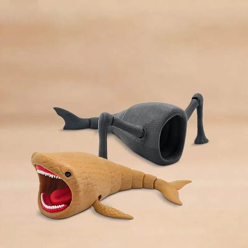 Neue 3D-gedruckte Subnautica Sea Eater Tiefsee-Monster-Figur Modell Kreative Monster-Serie Ornament Heimdekoration Kinder Neujahrsgeschenk