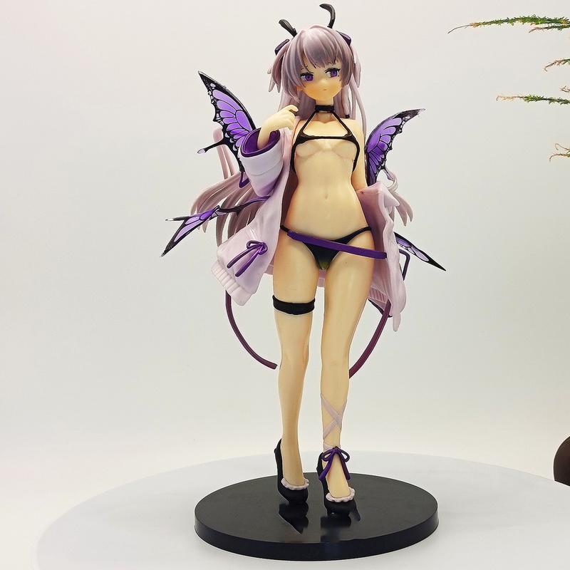 Haijia Culture Anime Demon Girl Bechania Figure PVC Action Model Toy Desktop Computer Case Decoration Collectible For Anime Fans
