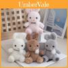 Adorable Plush Rabbit Keychain Cute Bear Backpack Charm Doll Toy Decoration
