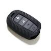 Carbon Fiber Soft Silicone Key Fob Cover For Hyundai Kona Veloster Elantra GT...