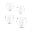 Big Clearer Glass Extra Large Goblet Hand Blown Smooth Rim Giant Clear Glass, for