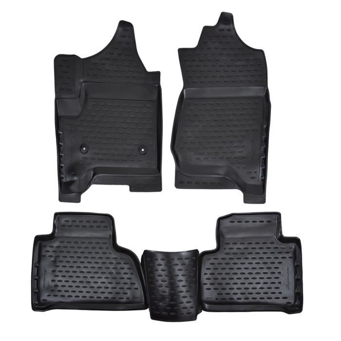 Tapis De Sol - 3D Exclusive - Compatible Chevrolet Tahoe 2015-2020 - Caoutchouc - Toutes Saisons