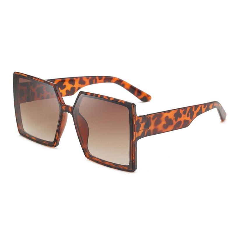 Fashion Oversized Sunglasses Women Brand Designer Retro Frame Big Square Sun Glasses Female Vintage