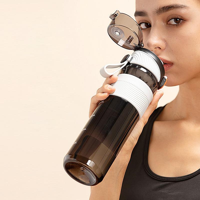 

Бутылка для воды, спортивная, 650 мл, пластиковая портативная бутылка для воды для питья, кружка для чая, спортивные товары для кемпинга на открытом воздухе, без BPA