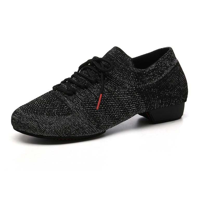 Scarpe da ballo in rete intrecciata per ragazze e donne Scarpe da ballo per pratica di valzer di tango yoga per insegnanti di danza classica