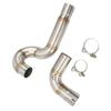 Exhaust Mid Pipe Stainless Steel Elbow Design Leak Free Replacement for Benelli TRK502 2017‑2020
