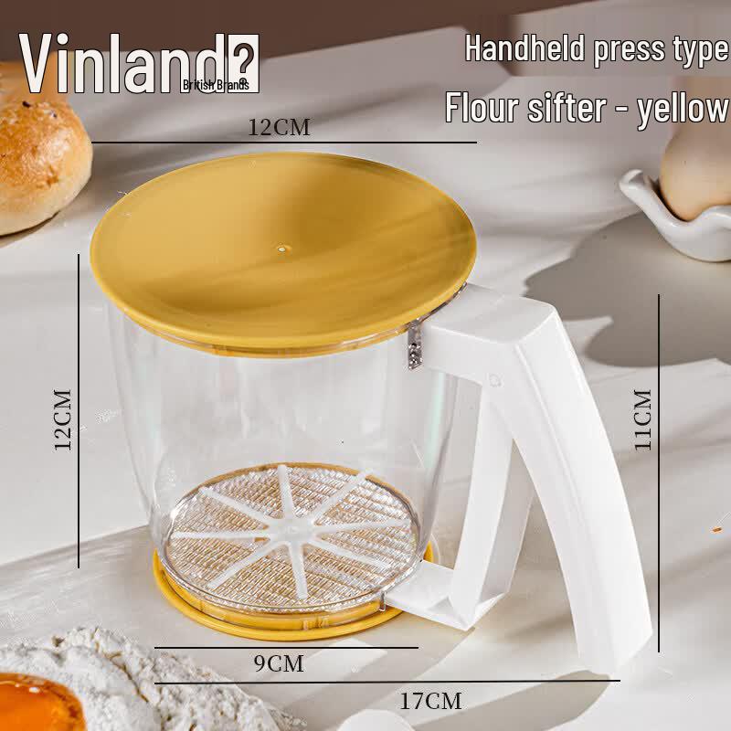 Semi-Automatic Handheld Flour Sifter