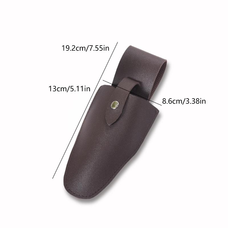 PU Leather Materials Gardening Scissors Sheath Light Weight And Quality For Outdoor Garden Activity And Home Gardening