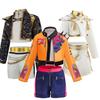 Halloween Girls Embroidered Jacket Shorts Outfits +Tassel Necklace Roleplay Theme Party Cool and Stylish Singing Costume