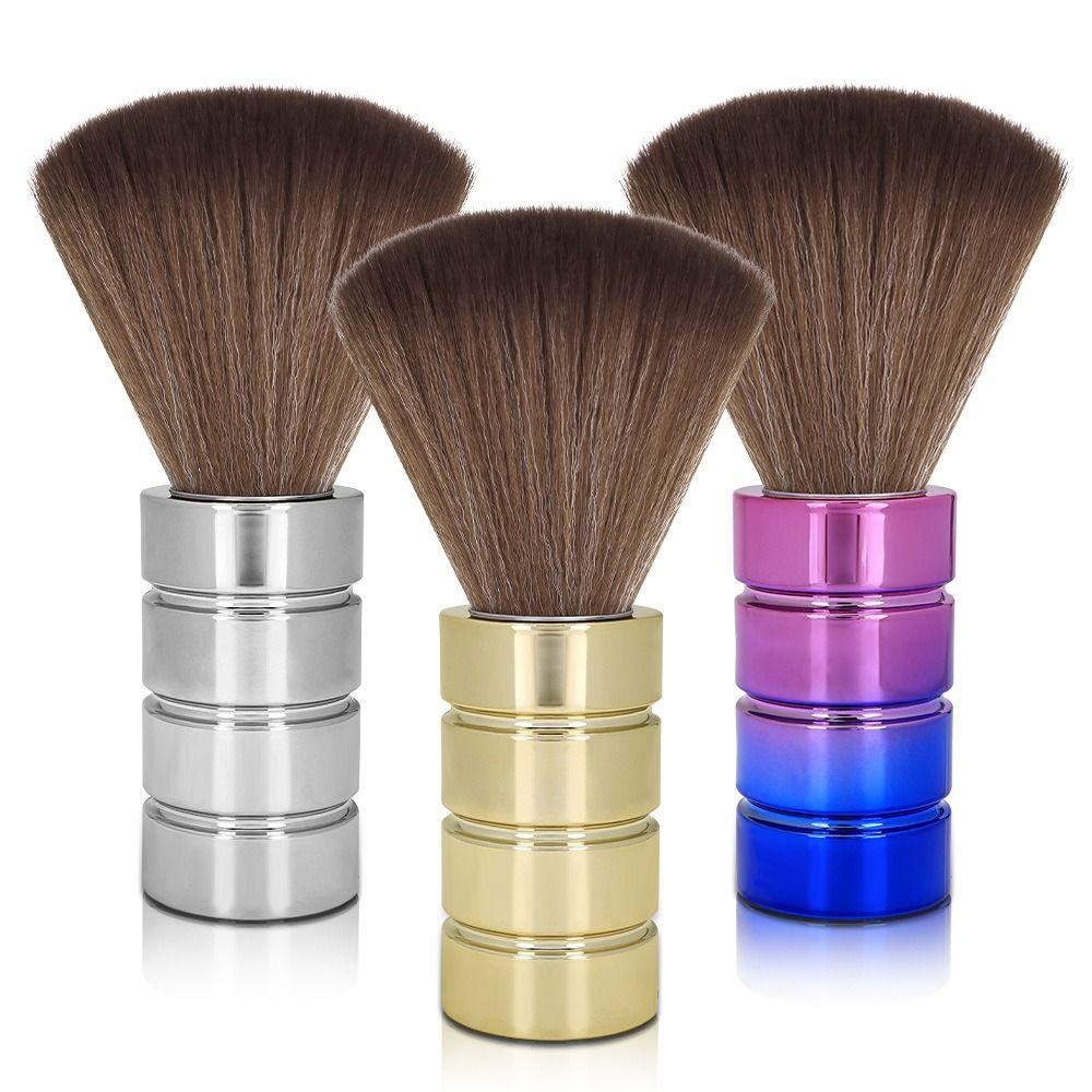 Duster Salon Hair Sweep Brush with Handle Hair Cutting Brush Durable Neck Duster Brush  Barber