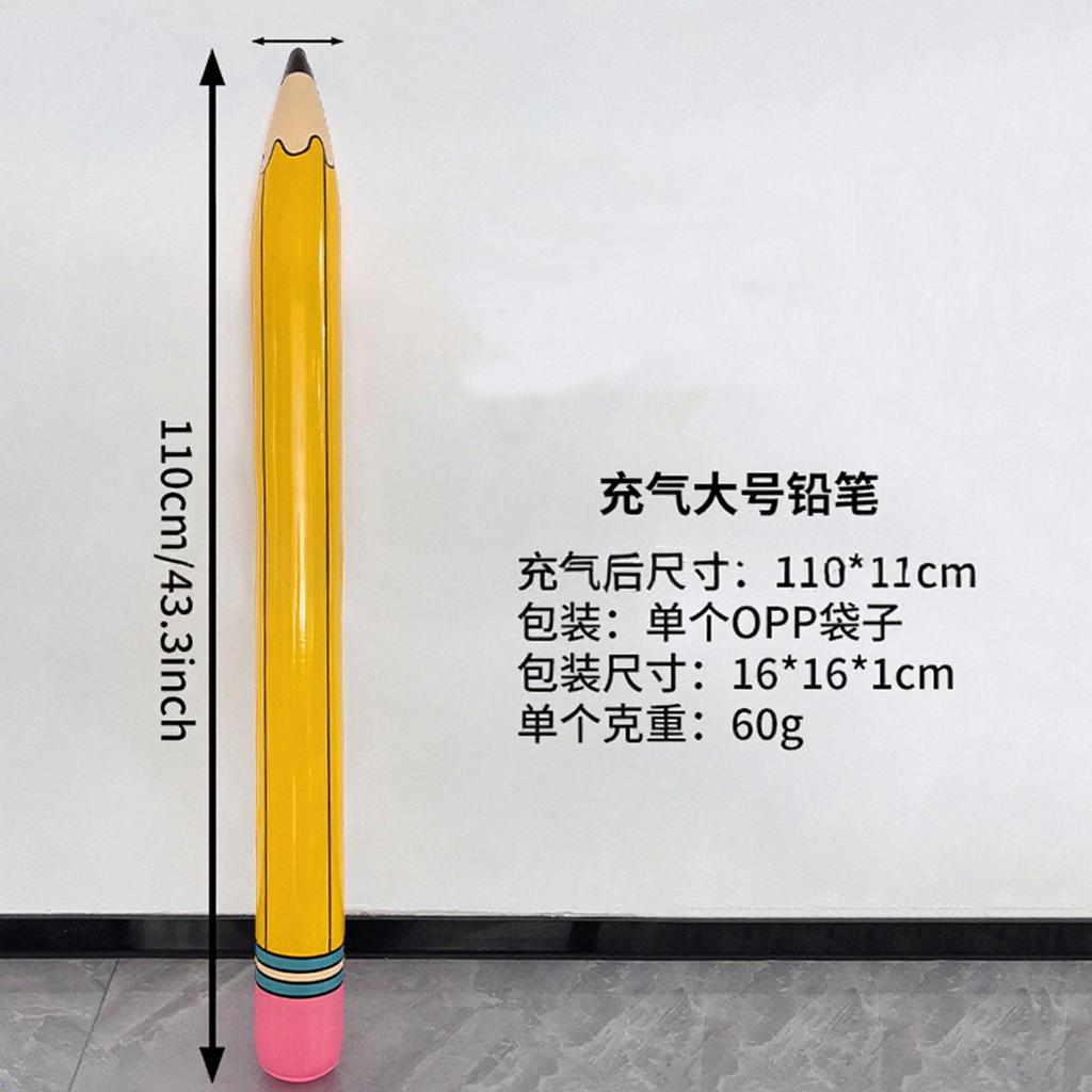 Pencil Shaped Inflatable for Party Decorations and Birthday Supplies
