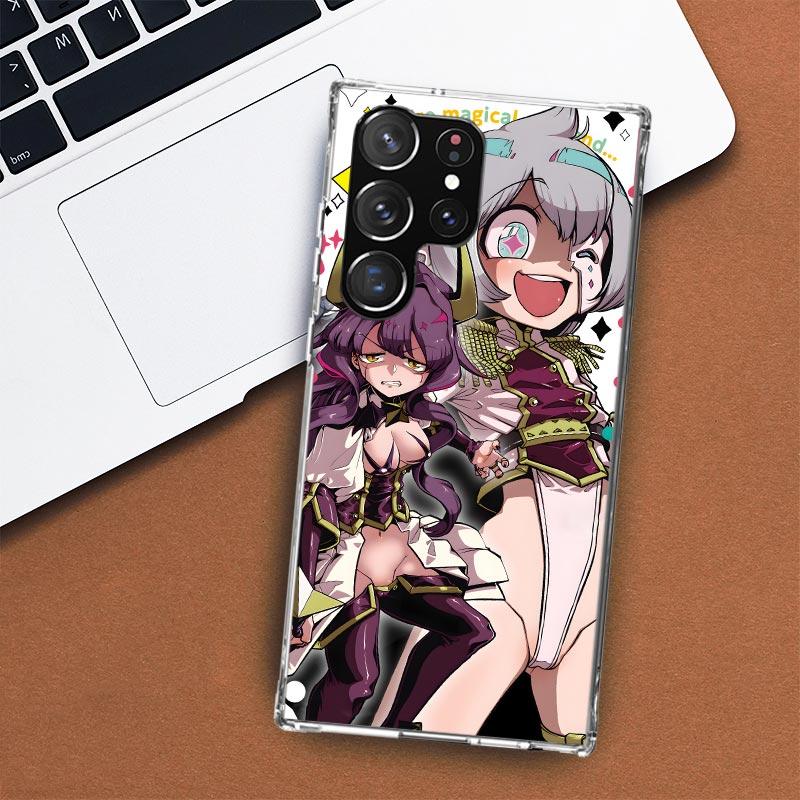 

Чехол для телефона с изображением волшебных девочек для Samsung Galaxy S24 S23 S22 Ultra S21 S20 Fe S10 Plus S10E S9 S8 + чехол в виде ракушки Samsung S10 Plus