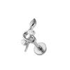 Hot Sale Body Jewelry: Titanium Labret Flatback Tragus Earring Stud Internal Thread Zircon Rings