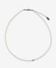 Fourcomma Ball Pearl Ss Necklace