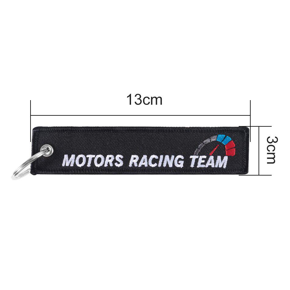 Módní Motor Racing Team Klíčenka do auta Držák na klíče od auta pro motocykly Step on Gas Klíčenka na auto Cool Klíčenky Šperky Chaveiro