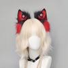Wolf Ear Hairband Soft Plush Hair Styling Accessory For Kids Adult Halloween Parties Animal Theme Cosplay Hairhoop