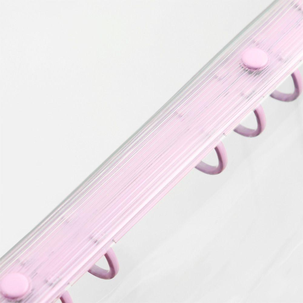 A5 A6 Transparent PVC Loose-Leaf Notebook Cover Folder Macaron Color 6 Ring Binder Diary Journal Planner School Stationery