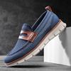 Ultra-Light Casual Knitted Shoes For Men Breathable Slip-Resistant Sneakers Flexible Soft Sole Trendy Loafers Shoes