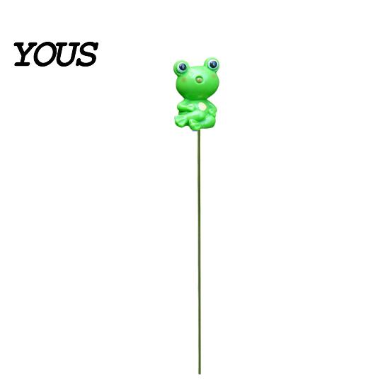 Colorful Frog Ornaments for Potted Plants Garden Stakes, Waterproof Resin Miniature Ornaments, Cute Figurines, Succulents Creative Landscape Figurines