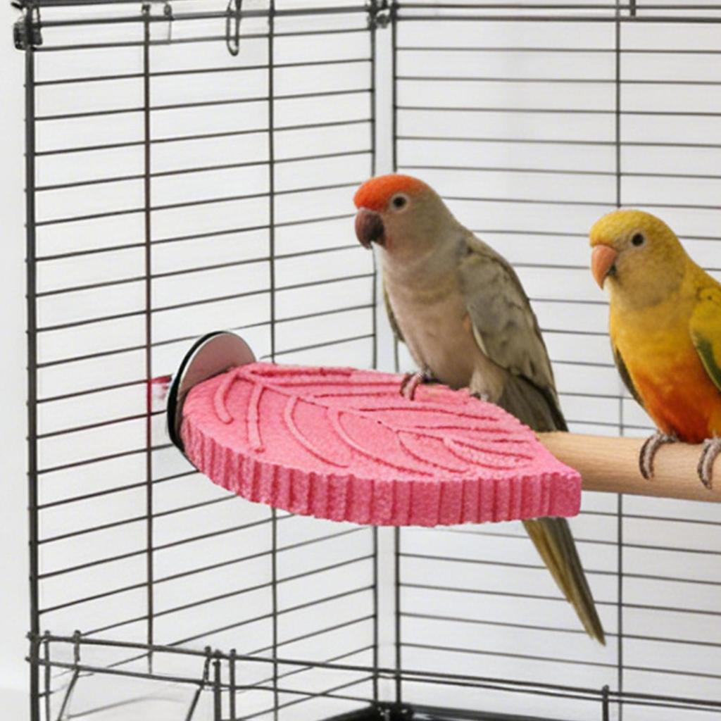 Cockatiel Perch Parrot Stand Toys Resin Bird Hamster Perch Platforms Stands Playground Bird Supplies Bird Cage Accessories Perch