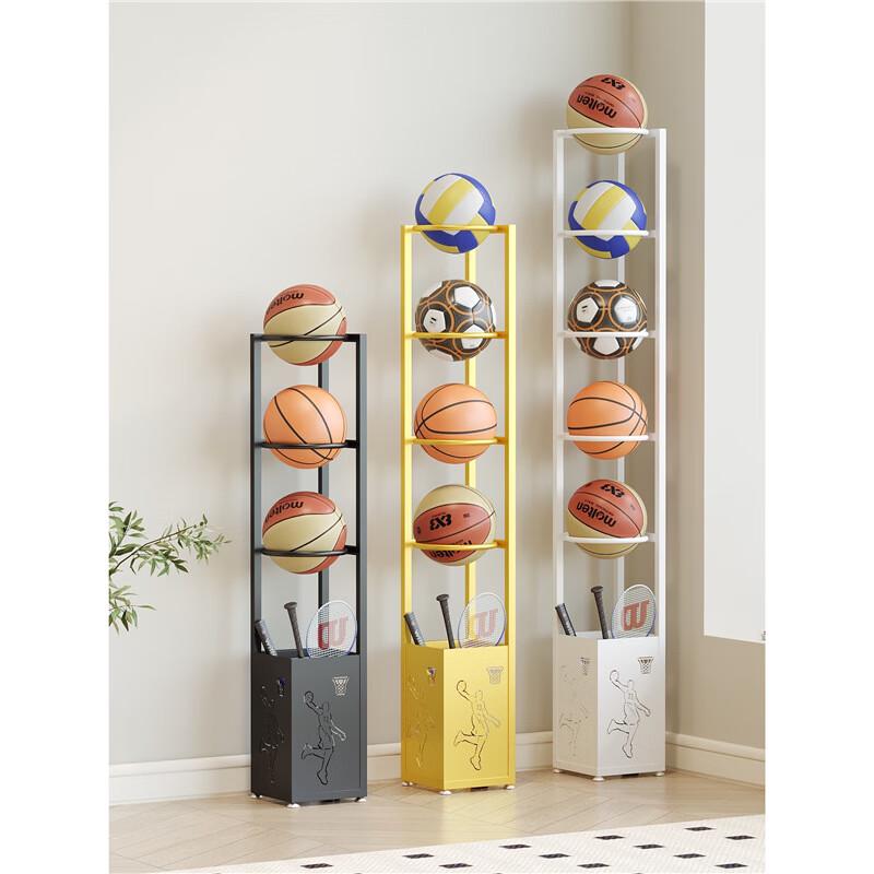 Kids 3-Layer Corner Sports Ball Storage Rack