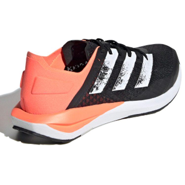 Adidas Rapidafaito Summer.Rdy J Slip Resistant Anti Kick Low top Kids' Running Shoes Black Orange Teenagers EG0519
