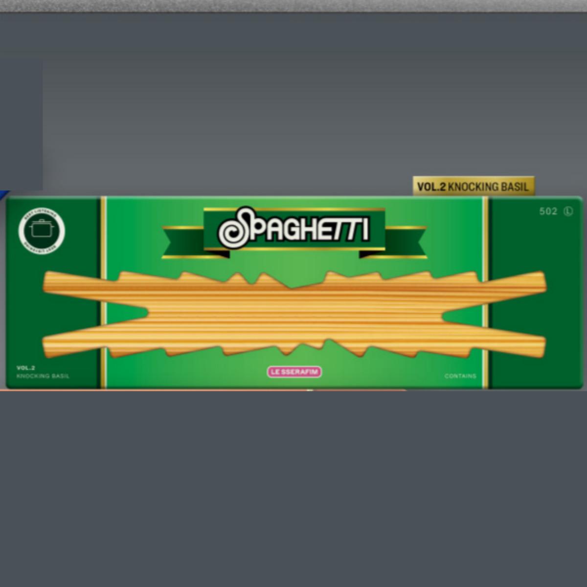 LE SSERAFIM - SPAGHETTI / 1-й сингл-альбом VOL.2 KNOCKING BASIL