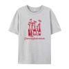 T-shirt Stampata con Fiore di Vino Arte Minimalista Magliette Grafiche Estetica Vintage Maglietta Carina da Bere Alcolici Moda Donna