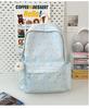 School Bag Korean Version Ins Large Capacity Cute Casual Simple Versatile Light Spring Outing