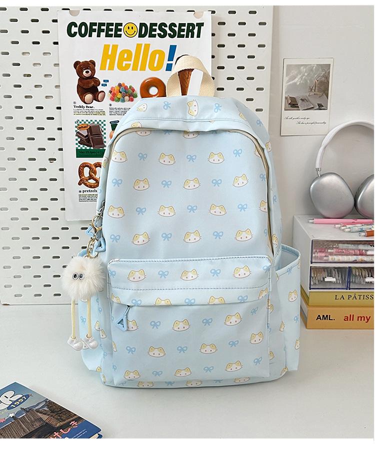 School Bag Korean Version Ins Large Capacity Cute Casual Simple Versatile Light Spring Outing