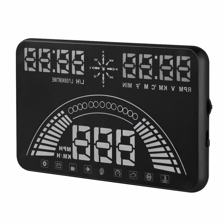 S7 5.8 inch Car GPS HUD / OBD2 Head Up Display
