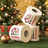 Santa Printed Christmas Toilet Roll Paper Christmas Tree Printed Kitchen Tool Xmas Tissue Roll Color Pattern Christmas Supplies