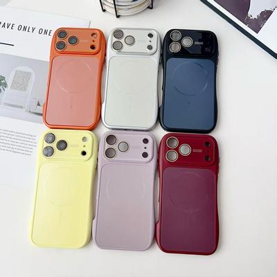 AG Fashion Frosted Magnetic Slim Case for iPhone 13 To 17, Compatible with 14/15 Pro Max