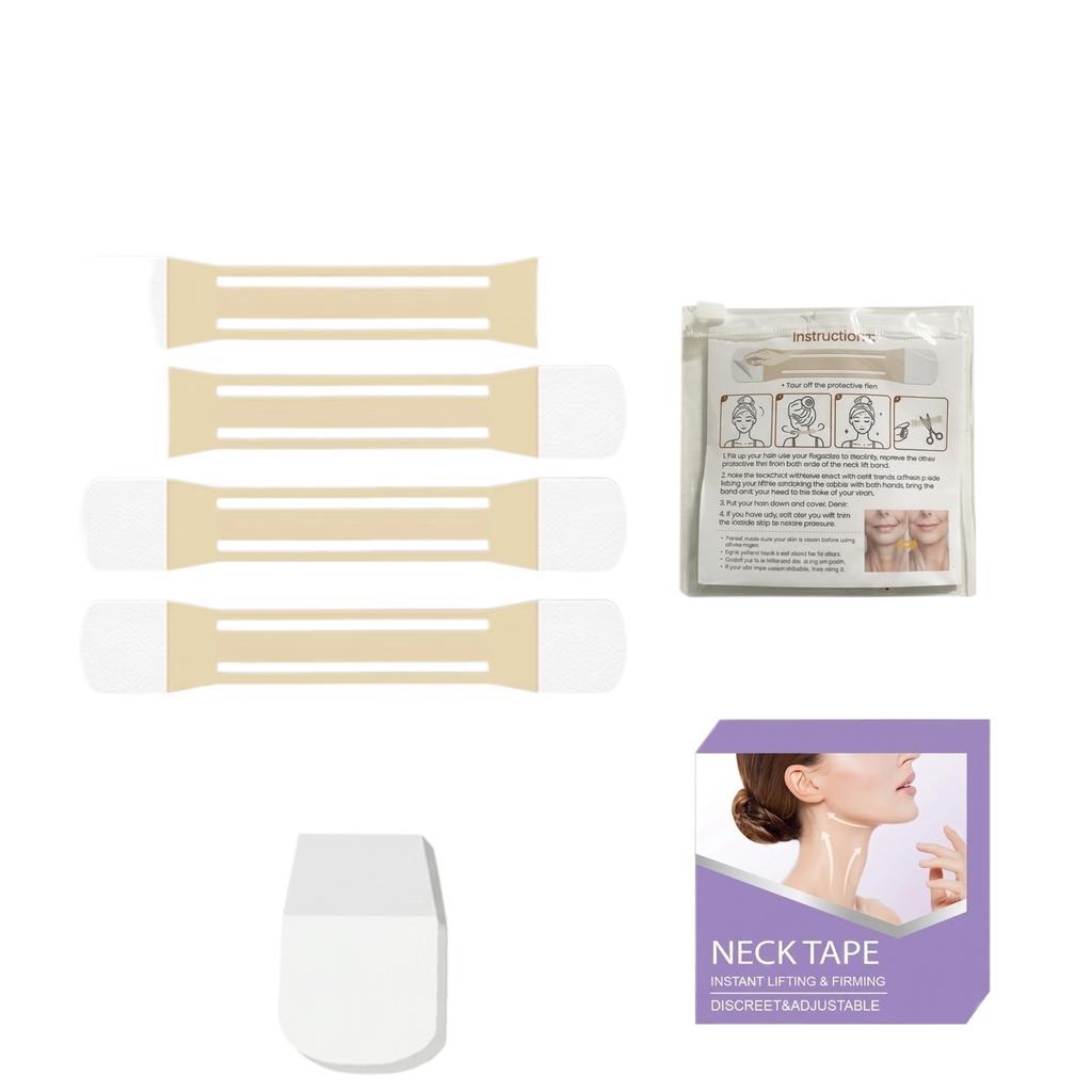 Neck Lifting Tape Adjustable Support Strips for Chin and Jawline Contouring Skin Tightening and Firming Discreet Design