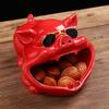 New Household Cute Cartoon Fu Pig Dog Ashtray Creative Ceramic Ashtray Personalized Trend Windproof Fly Ash