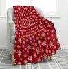 Moon Mushroom Floral Print Blankets for Adult Kid, Witchy Gothic Theme Birthday Party Decorations for Living Room Bedroom Office